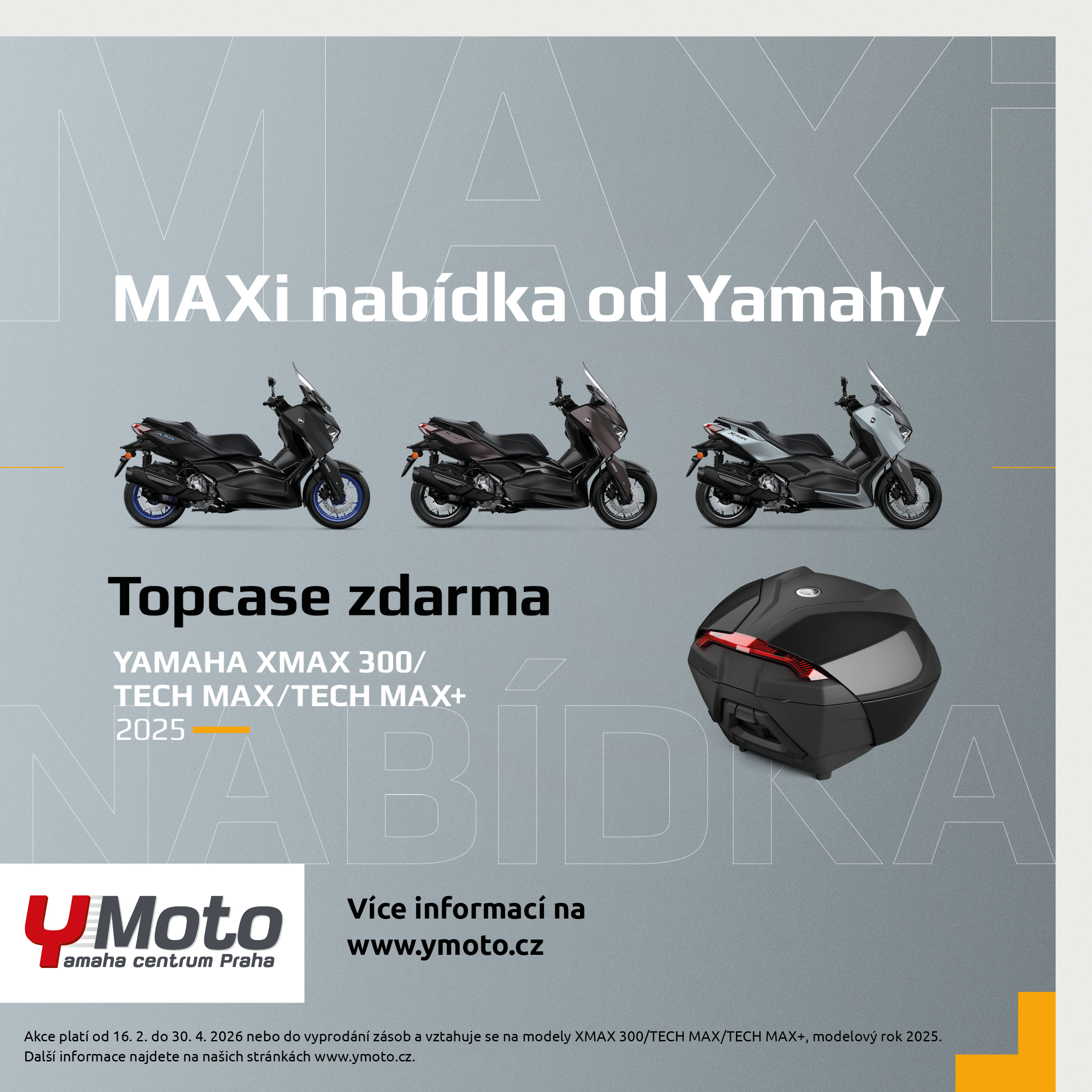 MAXi nabídka Yamaha