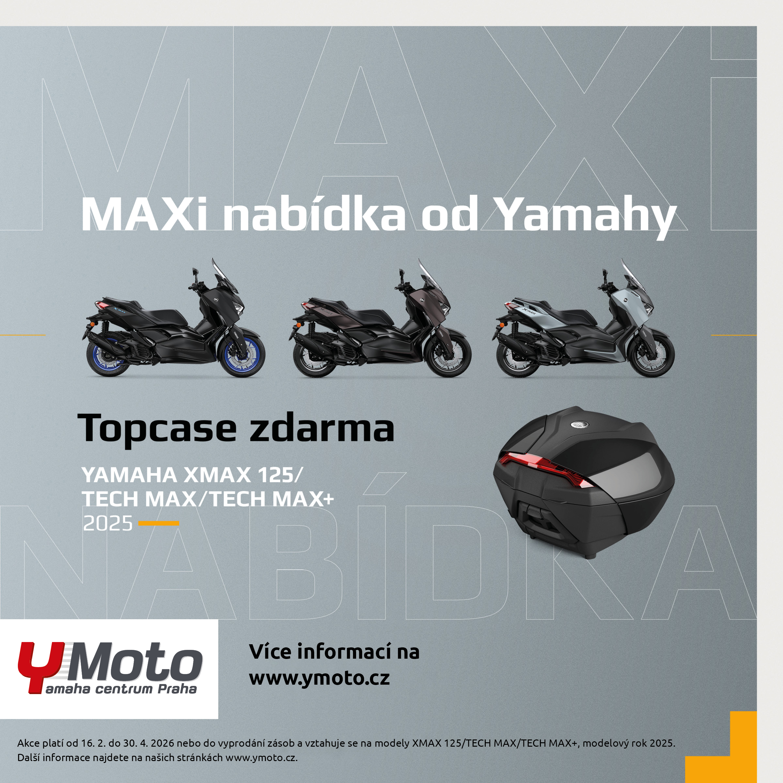 MAXi nabídka Yamaha