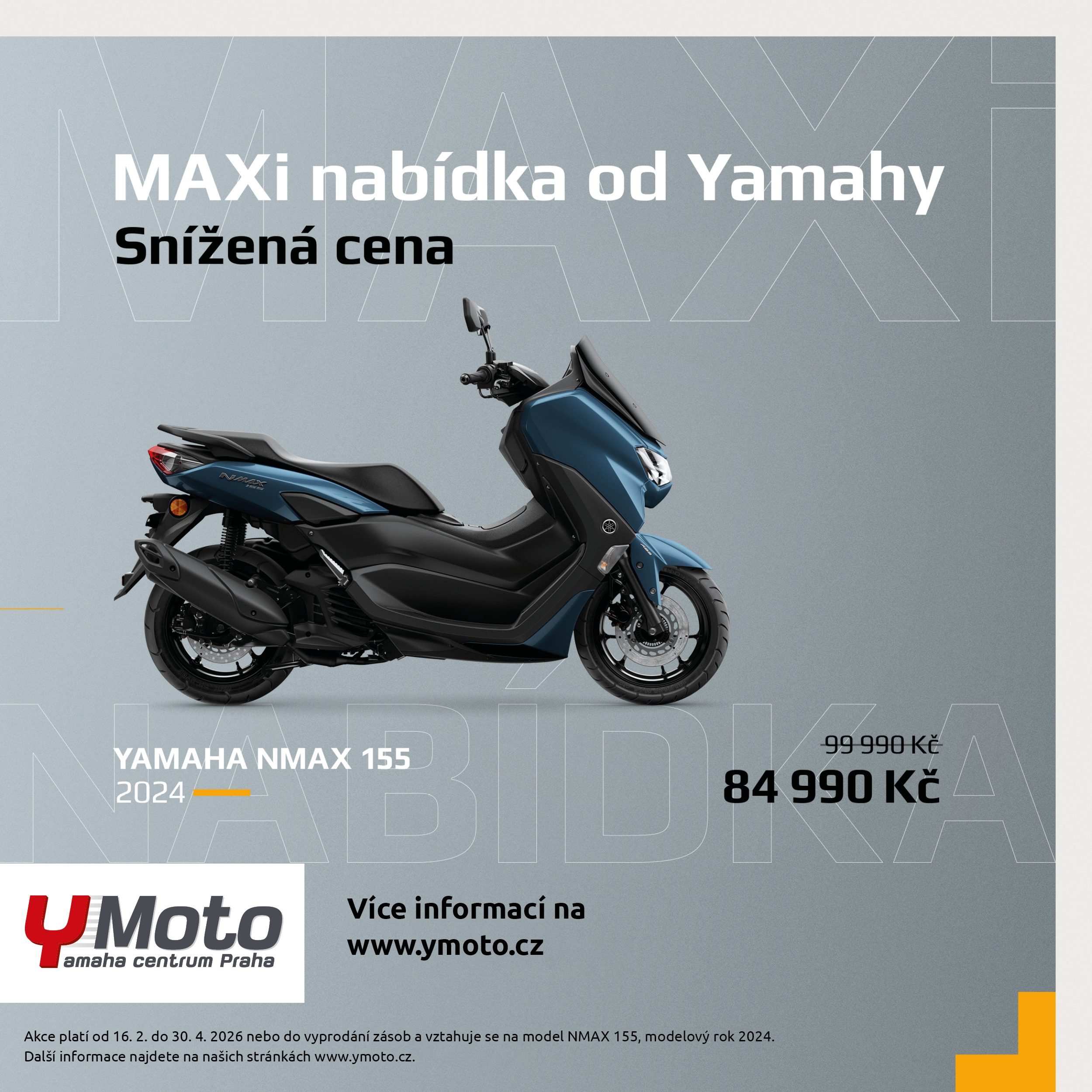 MAXi nabídka Yamaha