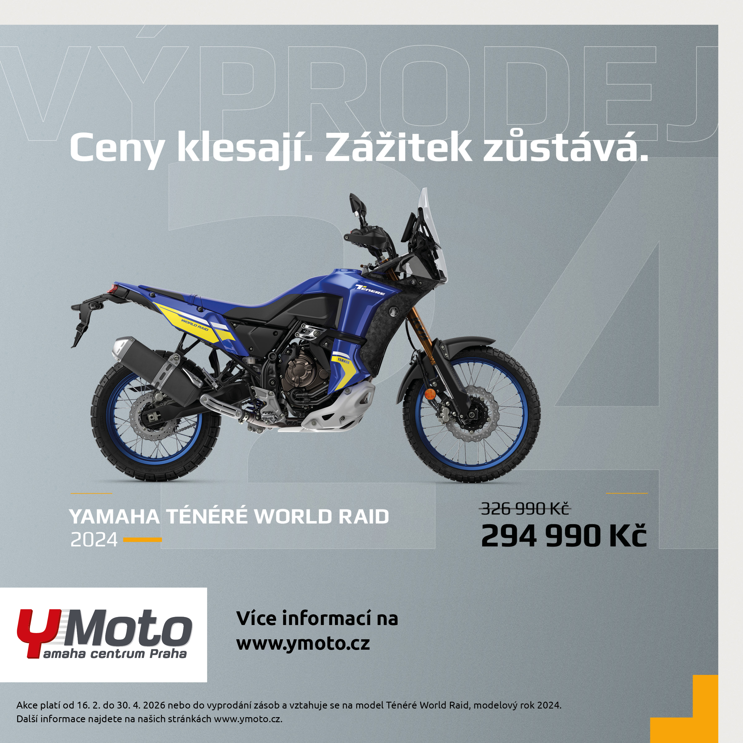 Ceny klesají - Yamaha