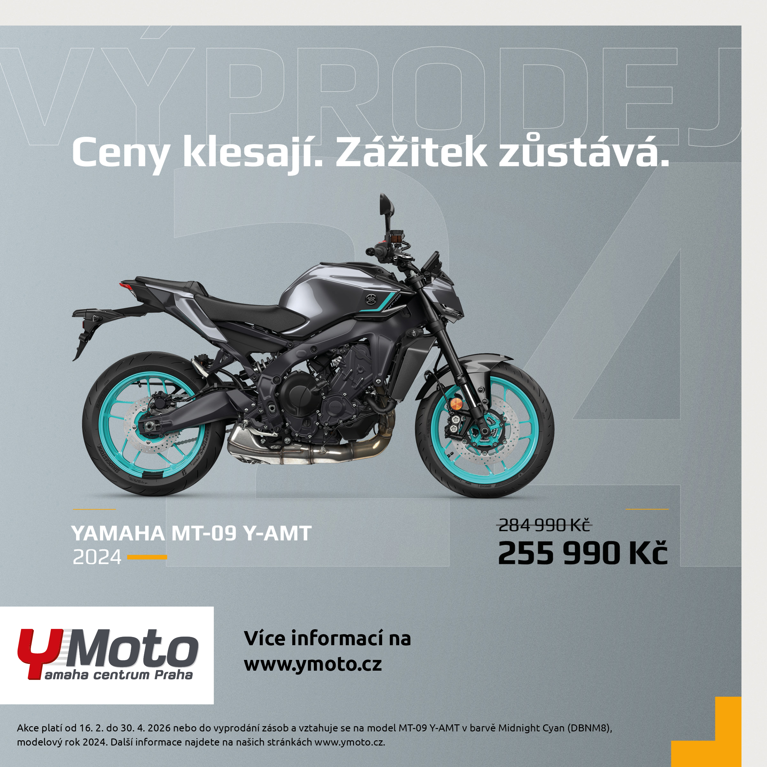 Ceny klesají - Yamaha